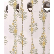 A DECORE Silk Floral Door Curtains