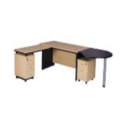 SRI GOLJU FURNITURE INDUSTRIES (INDIA) Executive Table with One side pedestal unit and E.R.U