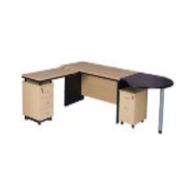 SRI GOLJU FURNITURE INDUSTRIES (INDIA) Executive Table with One side pedestal unit and E.R.U