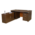 KRISHTHA Executive Table with One side pedestal unit and E.R.U