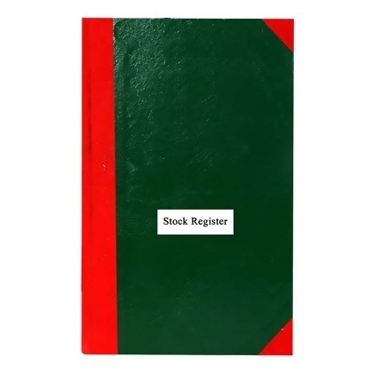 Amir book deepo STOCK REGISTER Diaries-printed-plain- register- 300 Pages