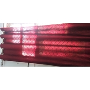 Unbranded Silk Geomatric Door Curtains