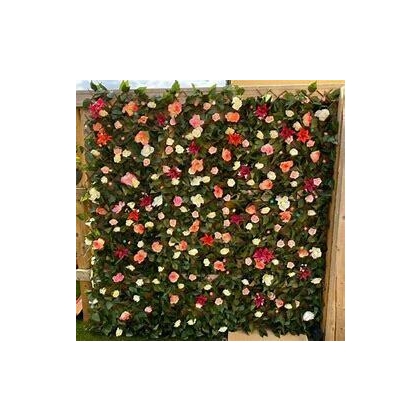 ARTIFICIAL FLOWERS WITH VERTICAL FENCE