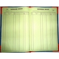 Shiva SERVICE BOOK Diaries-printed-plain- register- 200 Pages