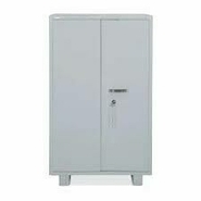 tte Almirah Steel shelving cabinet with partial wardrobe