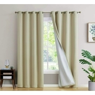 KAJOL Polyster Plain Door Curtains