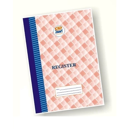 Jimmy RULED REGISTER Diaries-printed-plain- register- 80 Pages