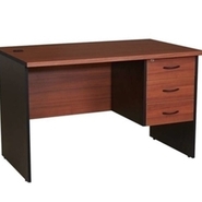 BHUMITI Executive Table with One side pedestal unit