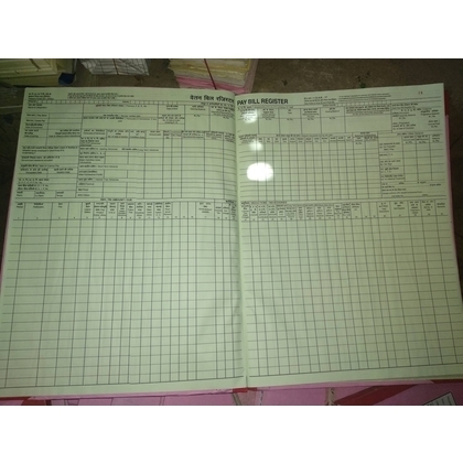 TAXFORMENTERPRISES PAY BILL REGISTER Diaries-printed-plain- register- 100 Pages