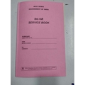 TAXFORMENTERPRISES SERVICE BOOK Diaries-printed-plain- register- 120 Pages