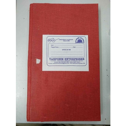 TAXFORMENTERPRISES PLAIN REGISTER Diaries-printed-plain- register- 400 Pages