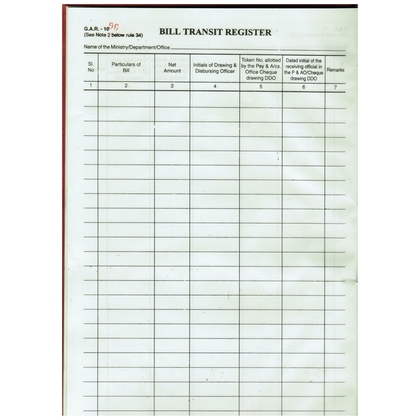 TAXFORMENTERPRISES BILL REGISTER Diaries-printed-plain- register- 200 Pages