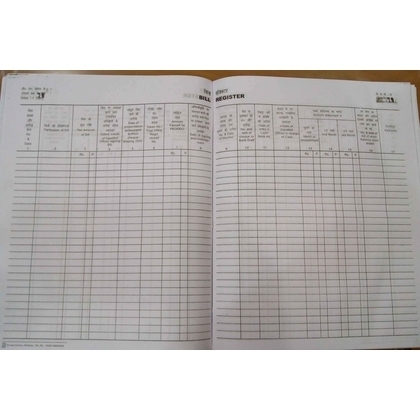 TAXFORMENTERPRISES BILL REGISTER Diaries-printed-plain- register- 400 Pages