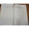 TAXFORMENTERPRISES SERVICE BOOK Diaries-printed-plain- register- 120 Pages