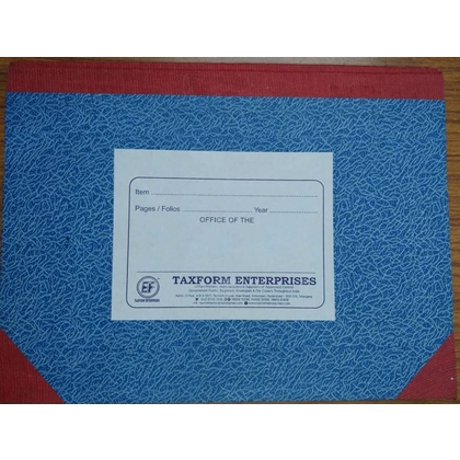 TAXFORMENTERPRISES PLAIN REGISTER Diaries-printed-plain- register- 200 Pages