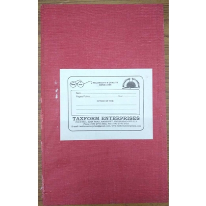 TAXFORMENTERPRISES PLAIN REGISTER Diaries-printed-plain- register- 200 Pages