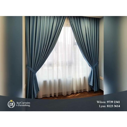 Unbranded Polyster Stripes Door Curtains