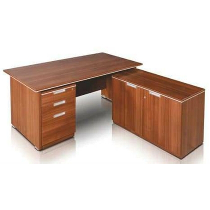 MAHAVEER Executive Table with One side pedestal unit and E.R.U