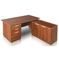 MAHAVEER Executive Table with One side pedestal unit and E.R.U