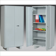 Teal Almirah Steel shelving cabinets