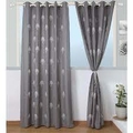 Unbranded Silk Floral Door Curtains