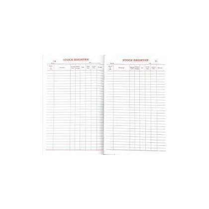 ABD STOCK REGISTER Diaries-printed-plain- register- 250.2 Pages