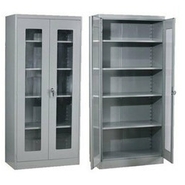 FINE FURNITURE--FINE FURNITURE INDUSTRIES Almirah Steel with Glass door