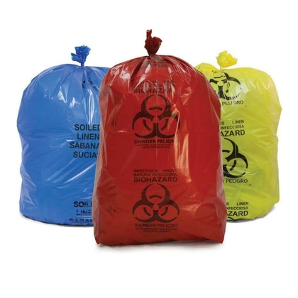 BIOHAZARD WASTE COLLECTION BAGS (YELLOW, RED, BLACK, BLUE) 1 KG PACK