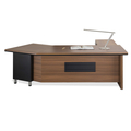 DELITE KOM Executive Table with One side pedestal unit