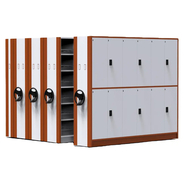 Unbranded Movable File Storage System (Compactor) 3-Bay Mechnized Drive Type