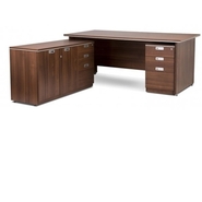 Ferris Executive Table with One side pedestal unit and E.R.U