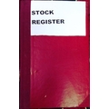 non branded STOCK REGISTER Diaries-printed-plain- register- 400 Pages