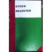 non branded STOCK REGISTER Diaries-printed-plain- register- 400 Pages