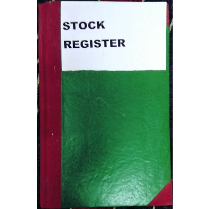 non branded STOCK REGISTER Diaries-printed-plain- register- 400 Pages