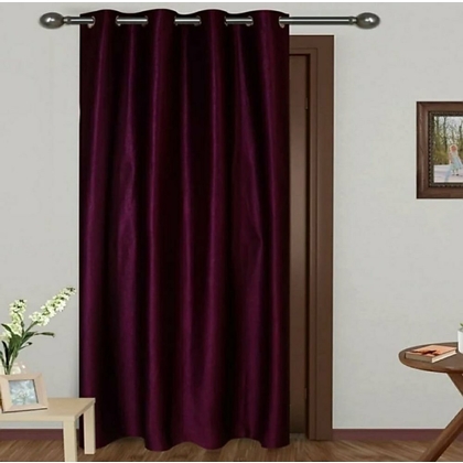 ACR Polyster Plain Door Curtains