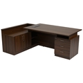 DEVENT COLLECTION Executive Table with One side pedestal unit and E.R.U