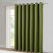 Unbranded Silk Plain Door Curtains