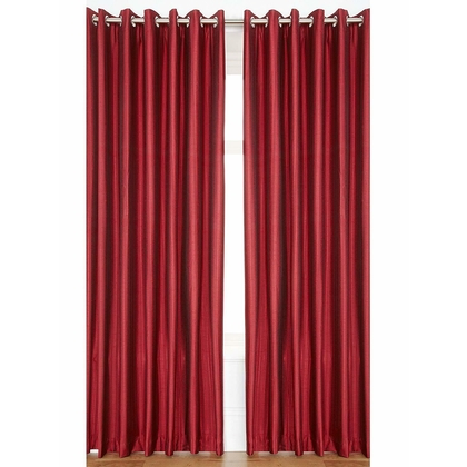 Unbranded Silk Stripes Door Curtains