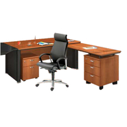 priti Executive Table with One side pedestal unit and E.R.U