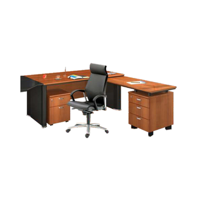 priti Executive Table with One side pedestal unit and E.R.U