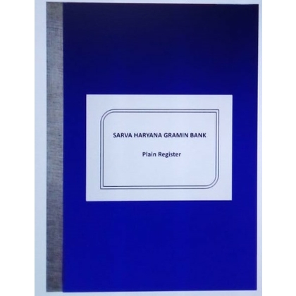 Unbranded PLAIN REGISTER Diaries-printed-plain- register- 44 Pages