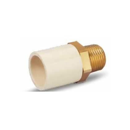 PRAYAG 20 mm dia Male adapter brass threaded