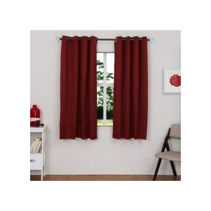 Unbranded Silk Plain Door Curtains