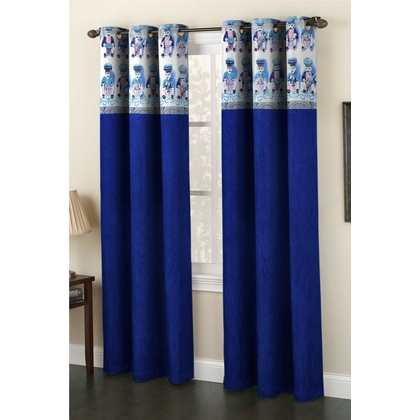 Unbranded Cotton Floral Door Curtains