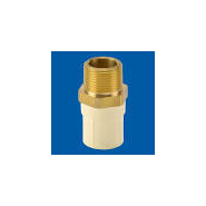 Astral 15 mm dia Male adapter brass threaded