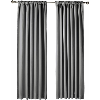 DDecor Silk Geomatric Door Curtains