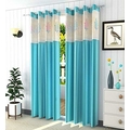 SAFEWEAR Silk Geomatric Door Curtains