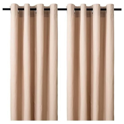 Unbranded Silk Geomatric Door Curtains