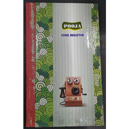 Pooja FILE REGISTER Diaries-printed-plain- register- 180 Pages