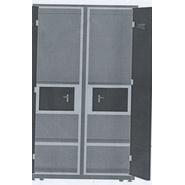 balka. Almirah Steel shelving cabinet with partial wardrobe